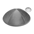 Grey Raw Silk Kippah