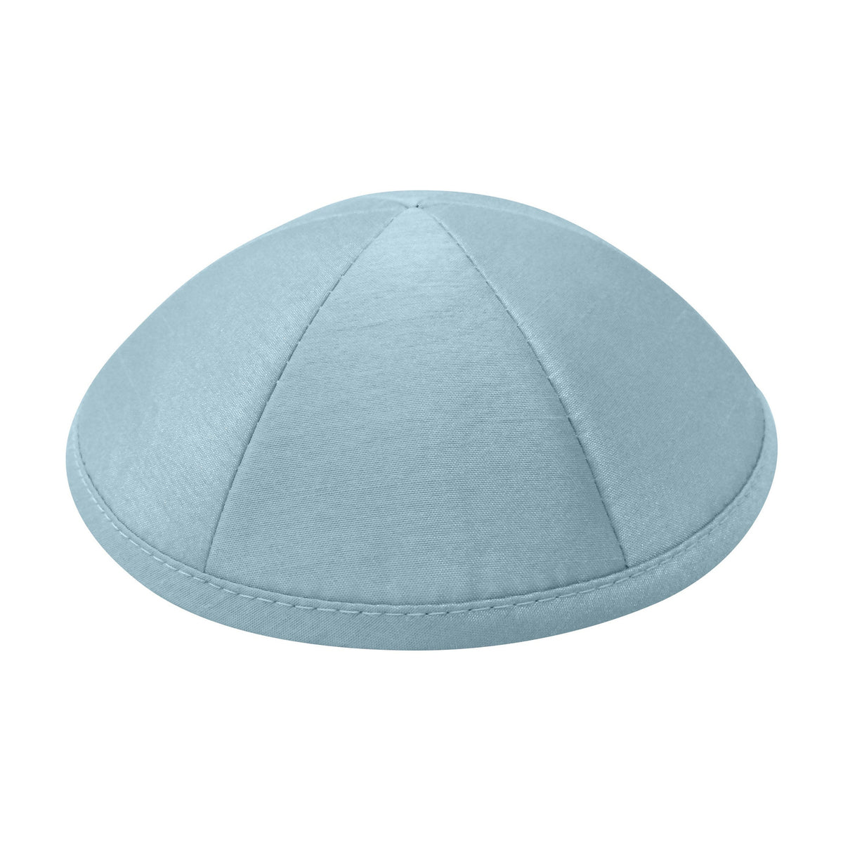 Light Blue Raw Silk Kippah