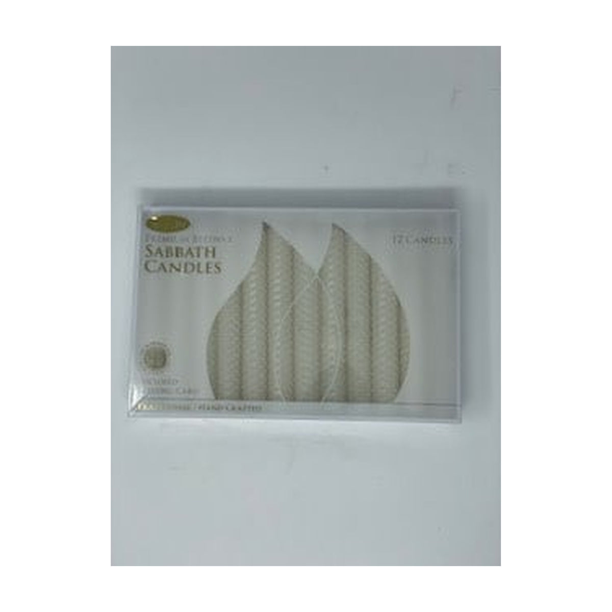 Handcrafted Shabbat Candles, 12pcs