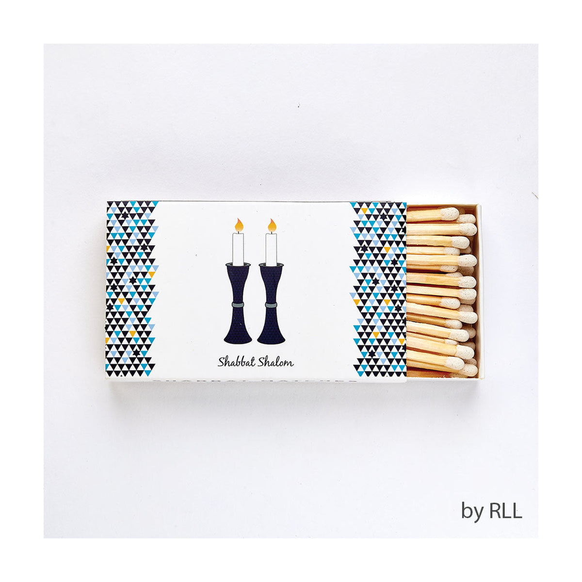 Long Wood Matches with Decorative Box