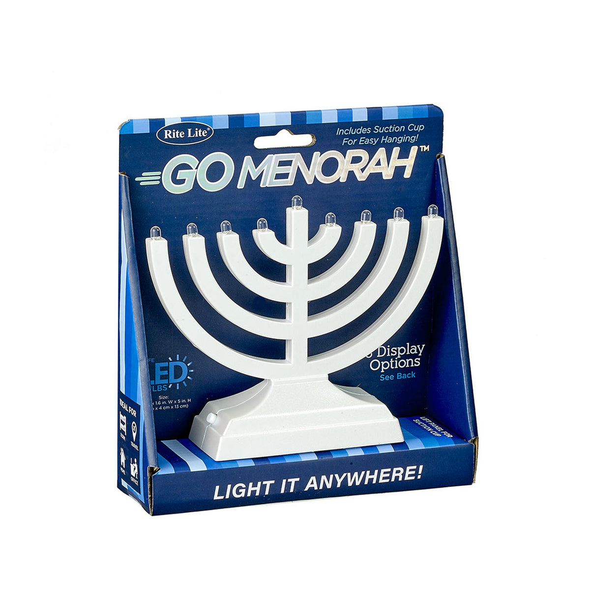 Go Menorah™ - Light It Anywhere - Pearl White