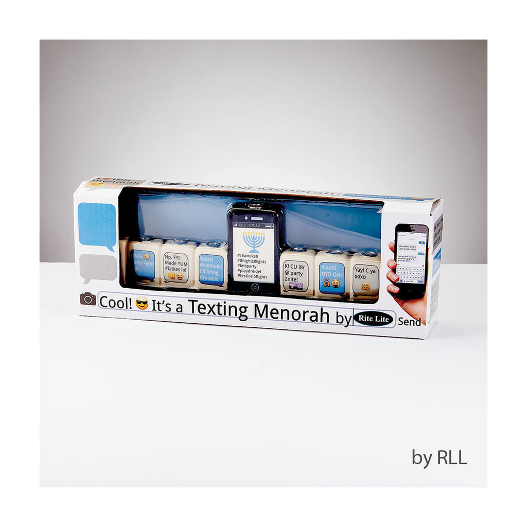 Menorah, Texting