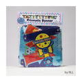 Large "Mazel Tov" Baby Boy Colorful Prismatic Banner