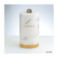 Marble Design Ceramic Tzedakah Box,