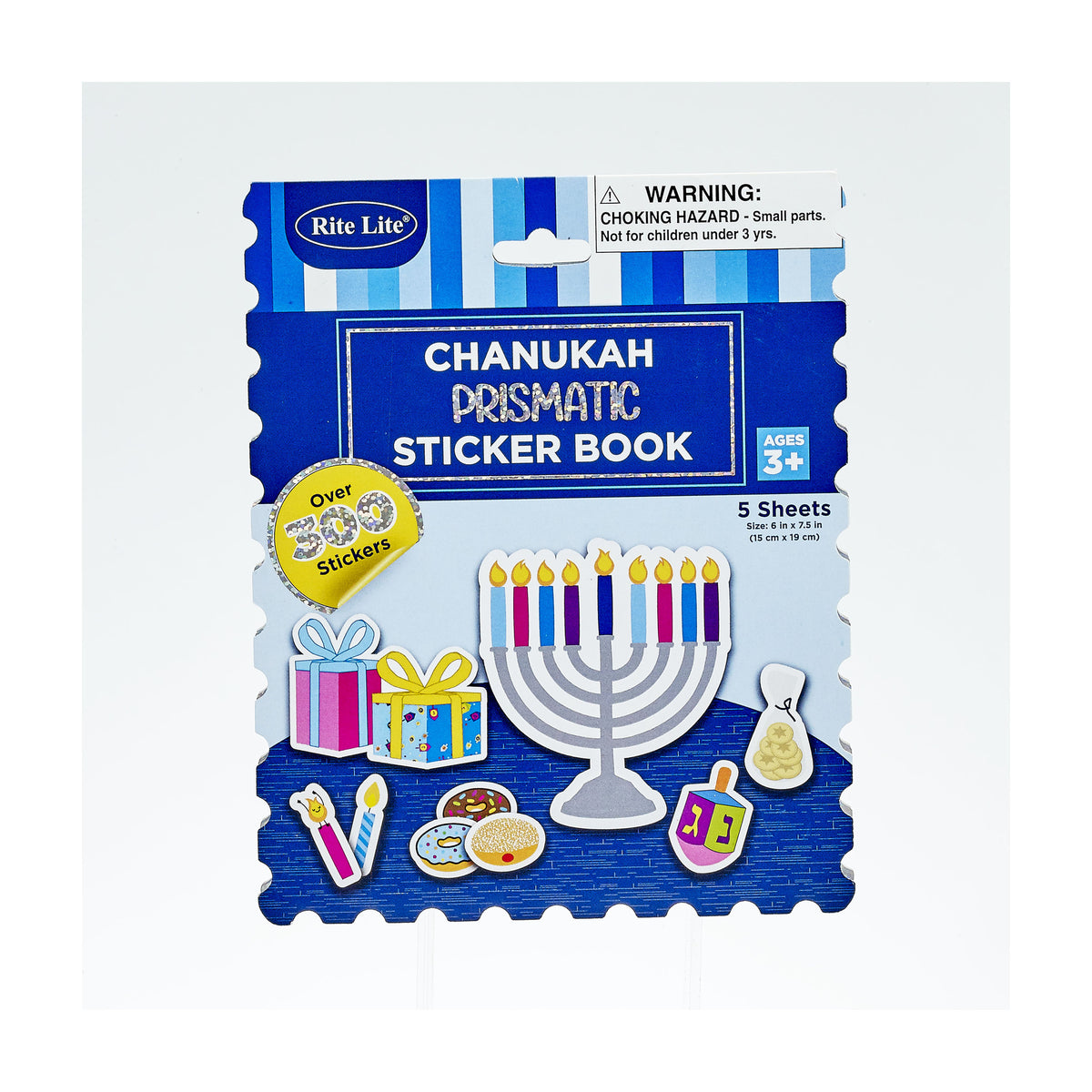 Chanukah Prismatic Sticker Book