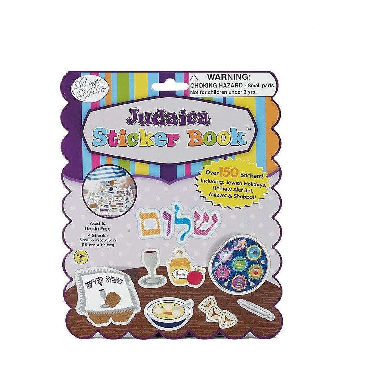 150 Stickers Judaica Sticker Book