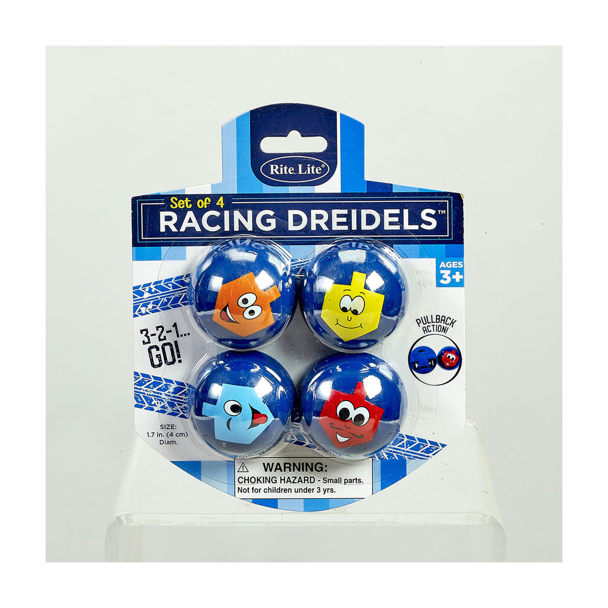 Racing Dreidels, Set of 4