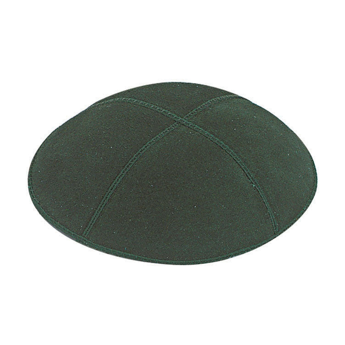 Dark Green Suede Kippah