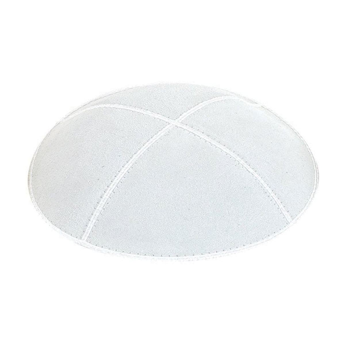 White Suede Kippah