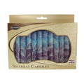 Safed Shabbat Candle - Fantasy Blue - 5.5"