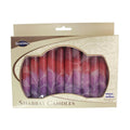 Safed Shabbat Candle - Fantasy Maroon - 5.5"