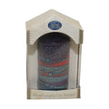 Safed Pillar Havdallah Candle Sunrise Purple Large 3"X6" #SC-SRPL-P (SRP-P3X6)- BOX 54,55,56