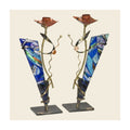 Candlesticks, Fused Glass