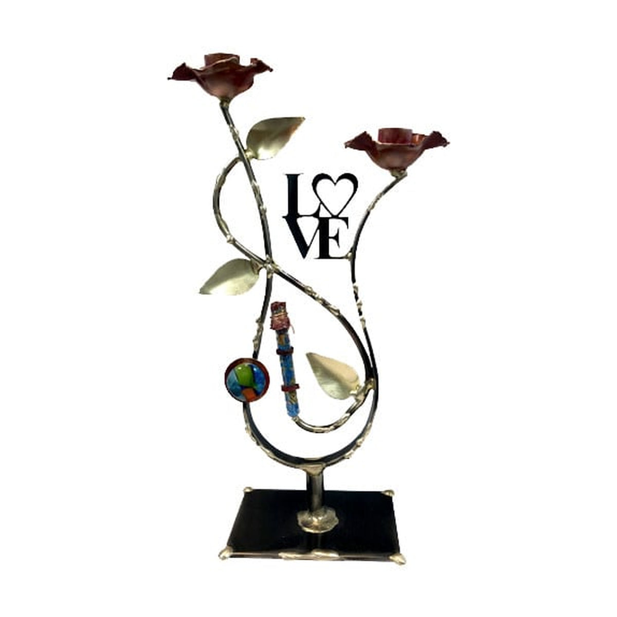 Wedding Glass Candlesticks