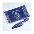 Chanukah Glass Tray and Server Set, Mosaic Design