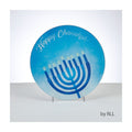 "Sapphire Collection" Chanukah Tempered Glass Trivet