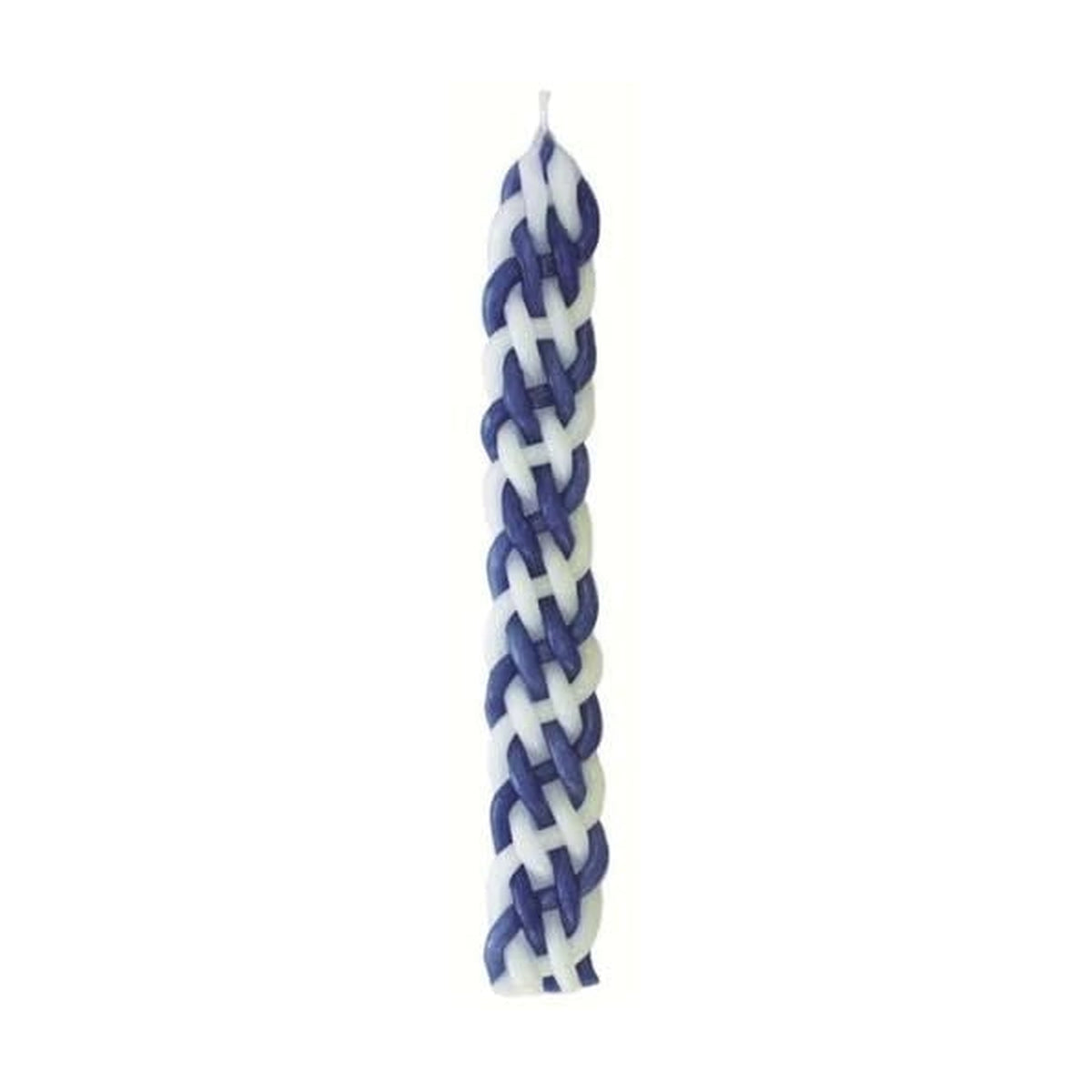 Havdallah Candle, Blue and White