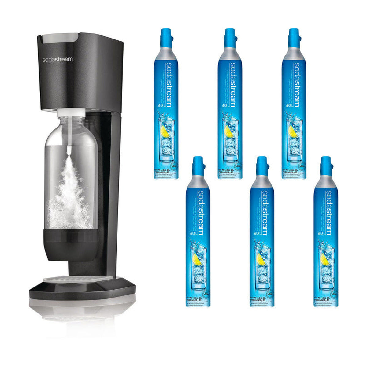 SodaStream Genesis Combo Pack, Black