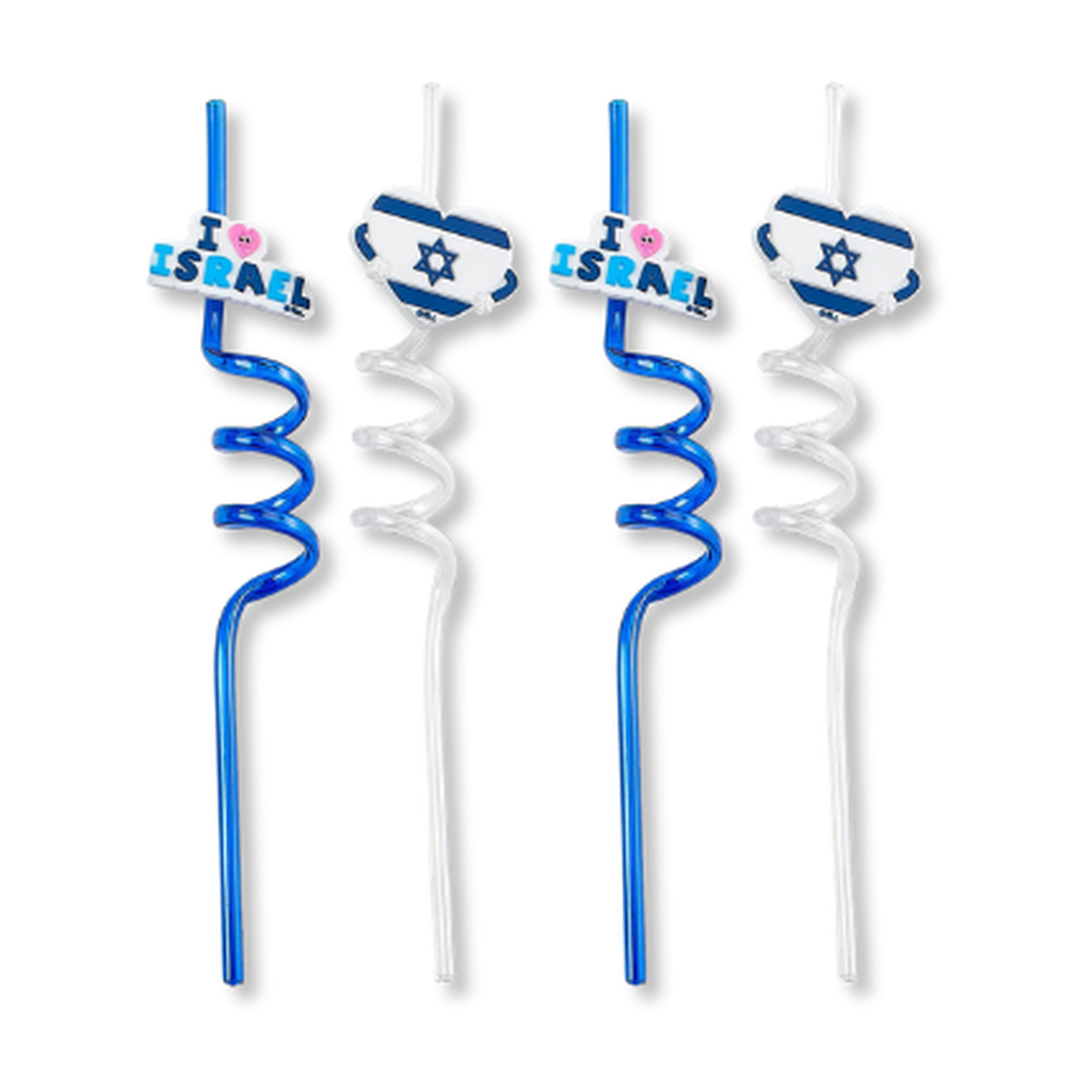 Israel Reusable Straws, Set of 4