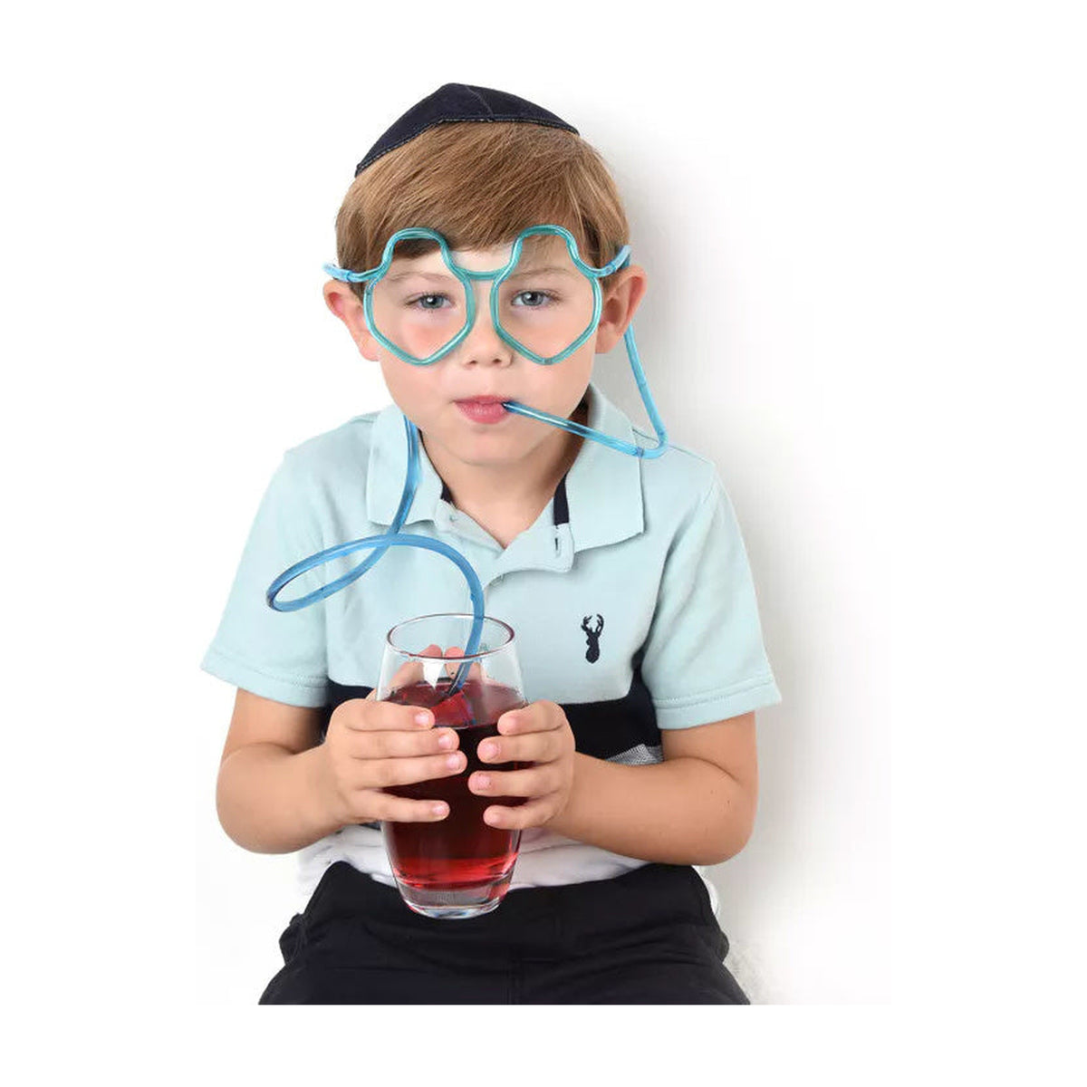 Dreidel-Shaped Glasses Straw