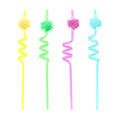 Dreidel Confetti Chanukah Straws