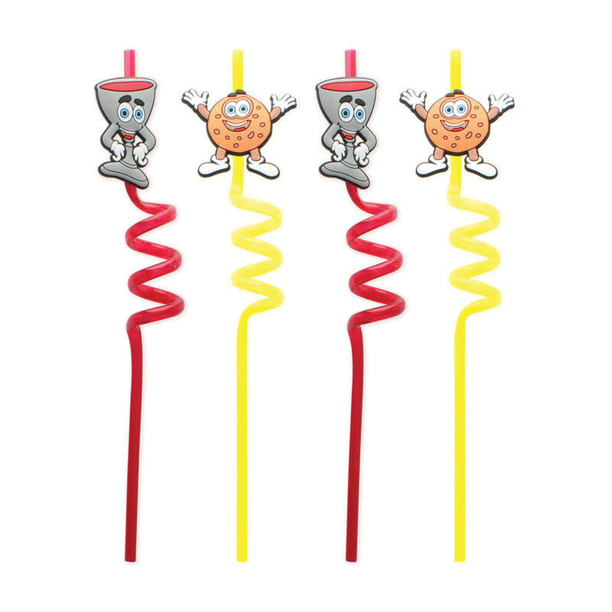 Reusable Straws, Matzah and Wine, 4-Pack