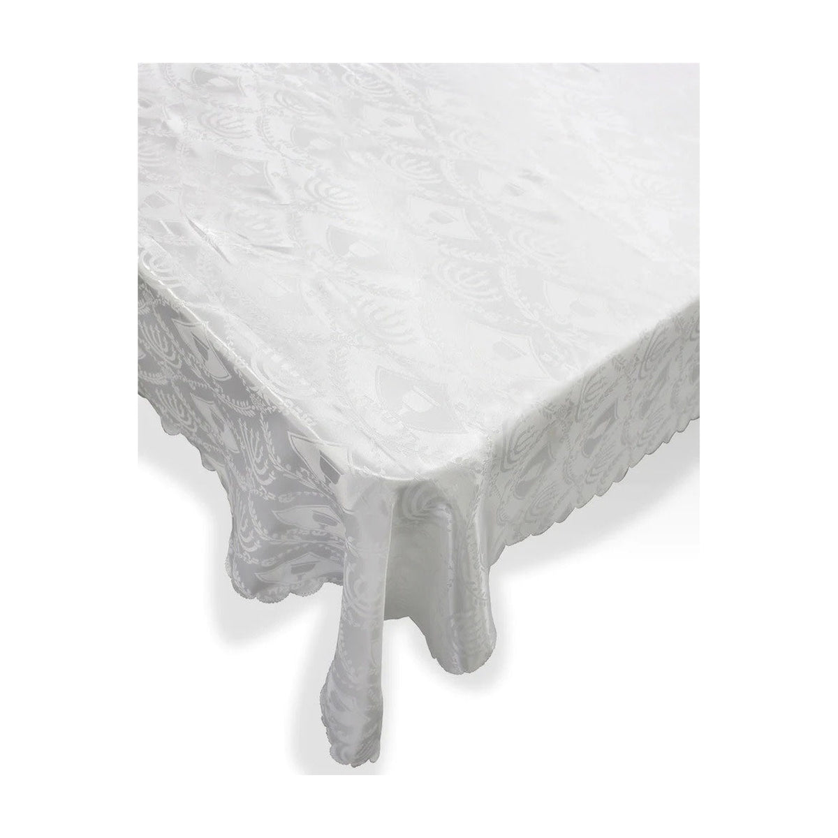 Shabbat & Yom Tov Tablecloth, Stain Resistant, 400cm/157in