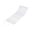 Tallit, Tashbetz, White & Silver Stripes