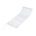 Tallit, Tashbetz, White & Silver Stripes Size 70 (59'' x 78'') Ashkenazi Meyuchad (Machine Made)
