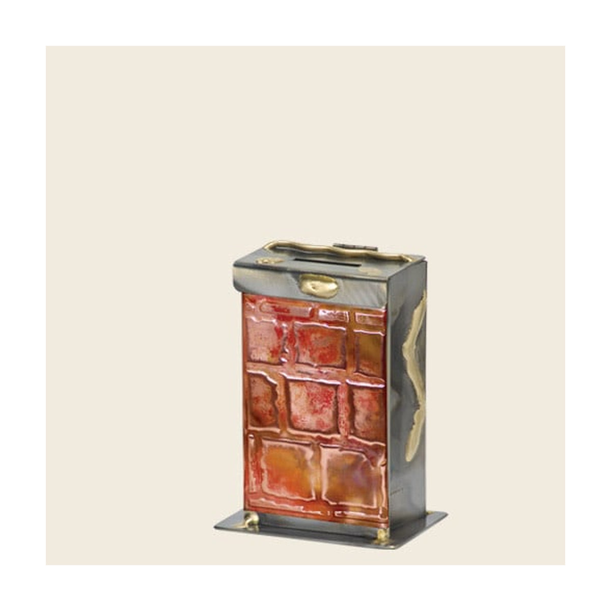 Tzadakah Box, Medium, Copper Kotel