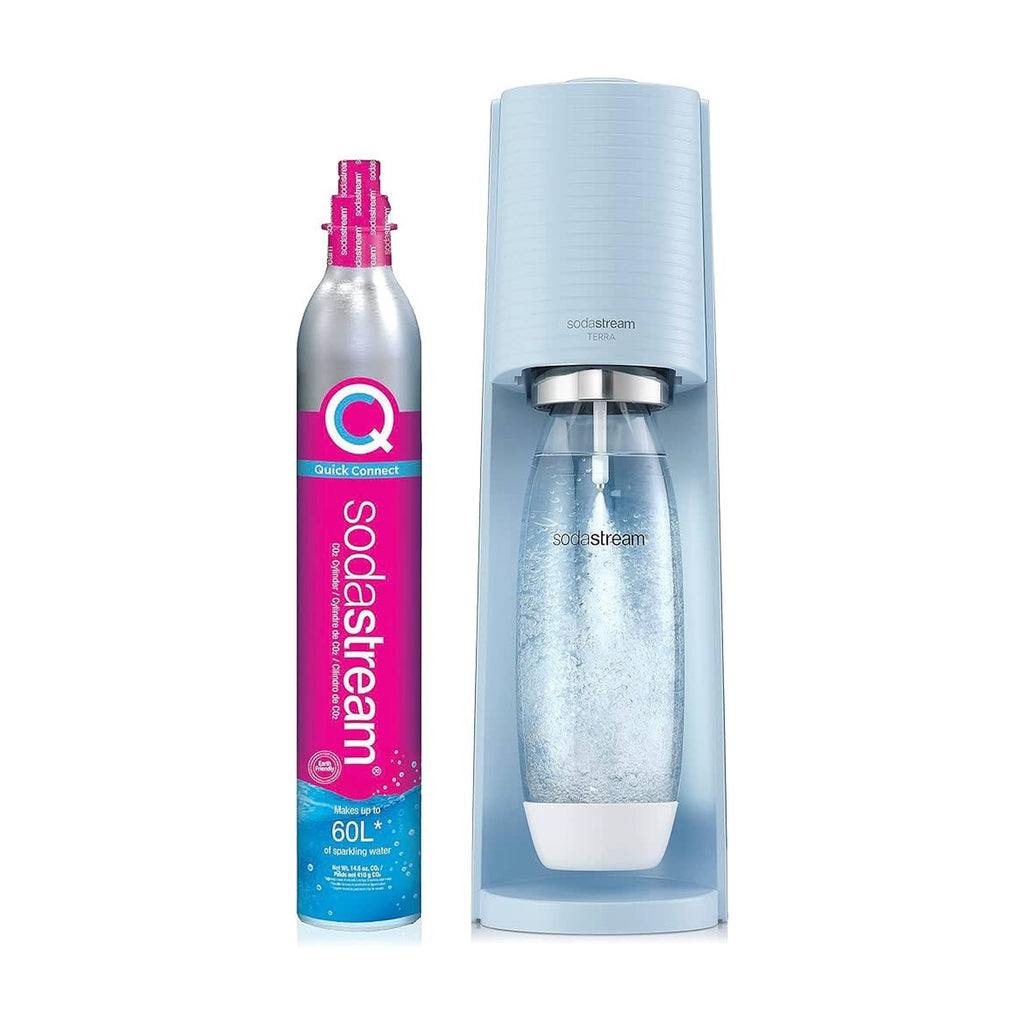 SodaStream Terra (Icy Blue) with 6 Refill Vouchers