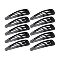 Kippah Clips, Black, One Dozen