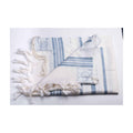 Tallit, Size 70, Light Blue with Silver
