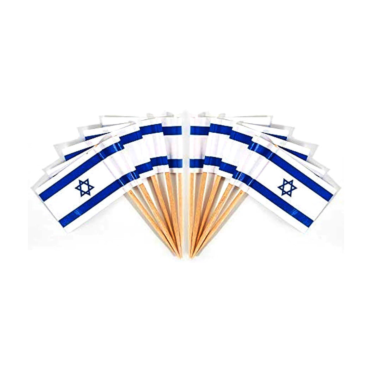 Israel Flag Toothpicks, 100-Pack