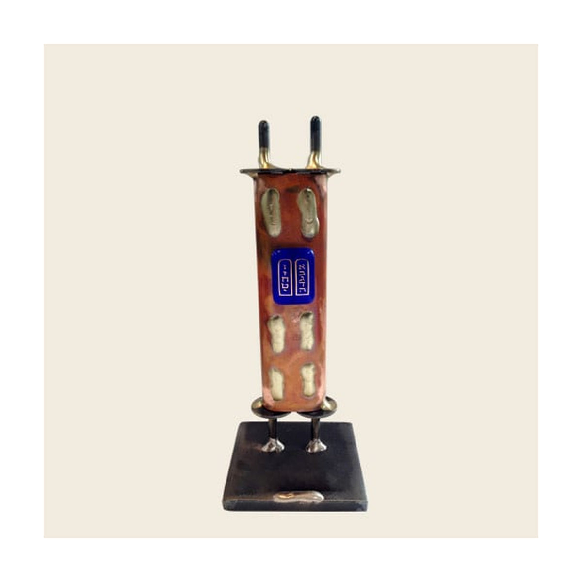 Torah Sculpture, Fused Glass