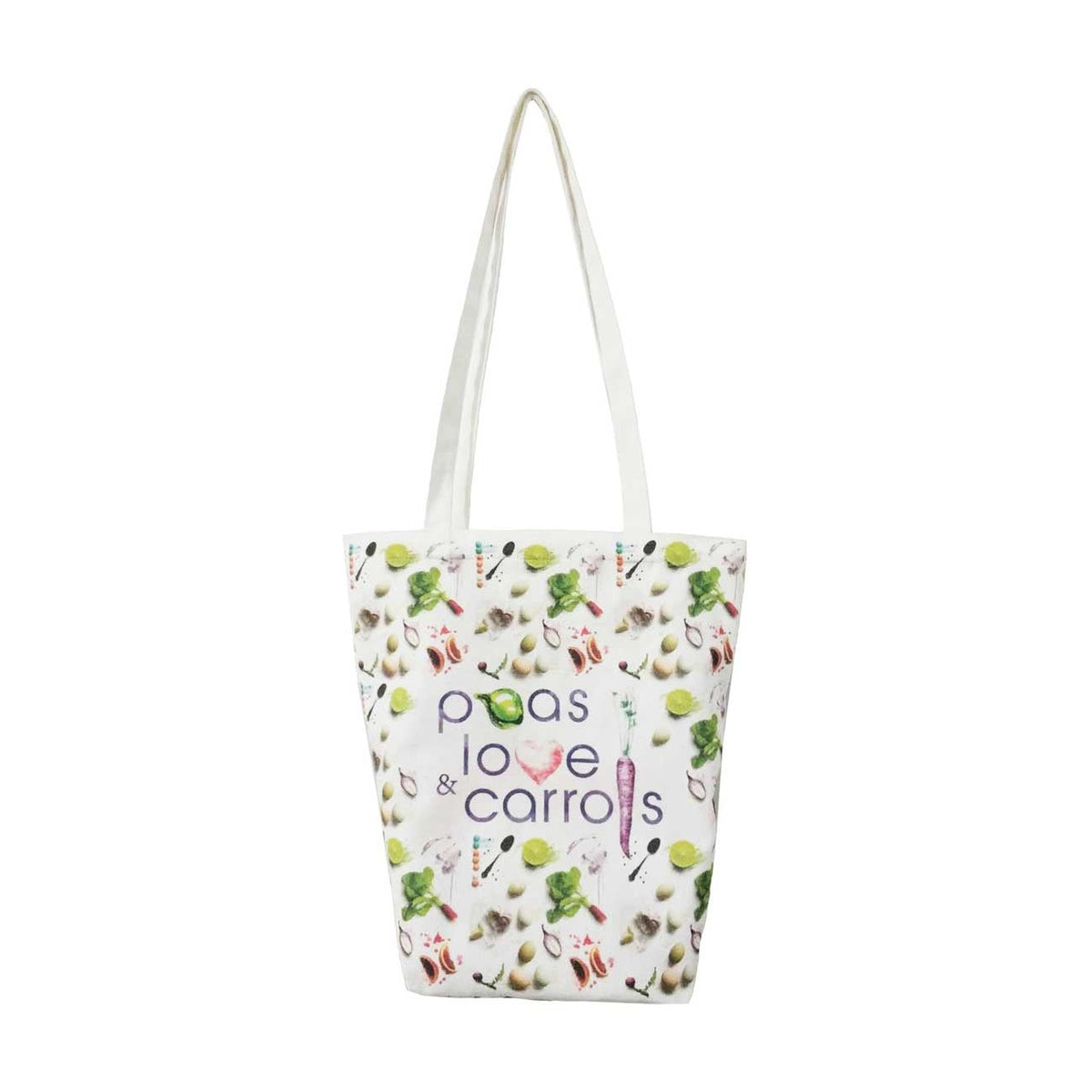 Peas Love & Carrots Tote Bag