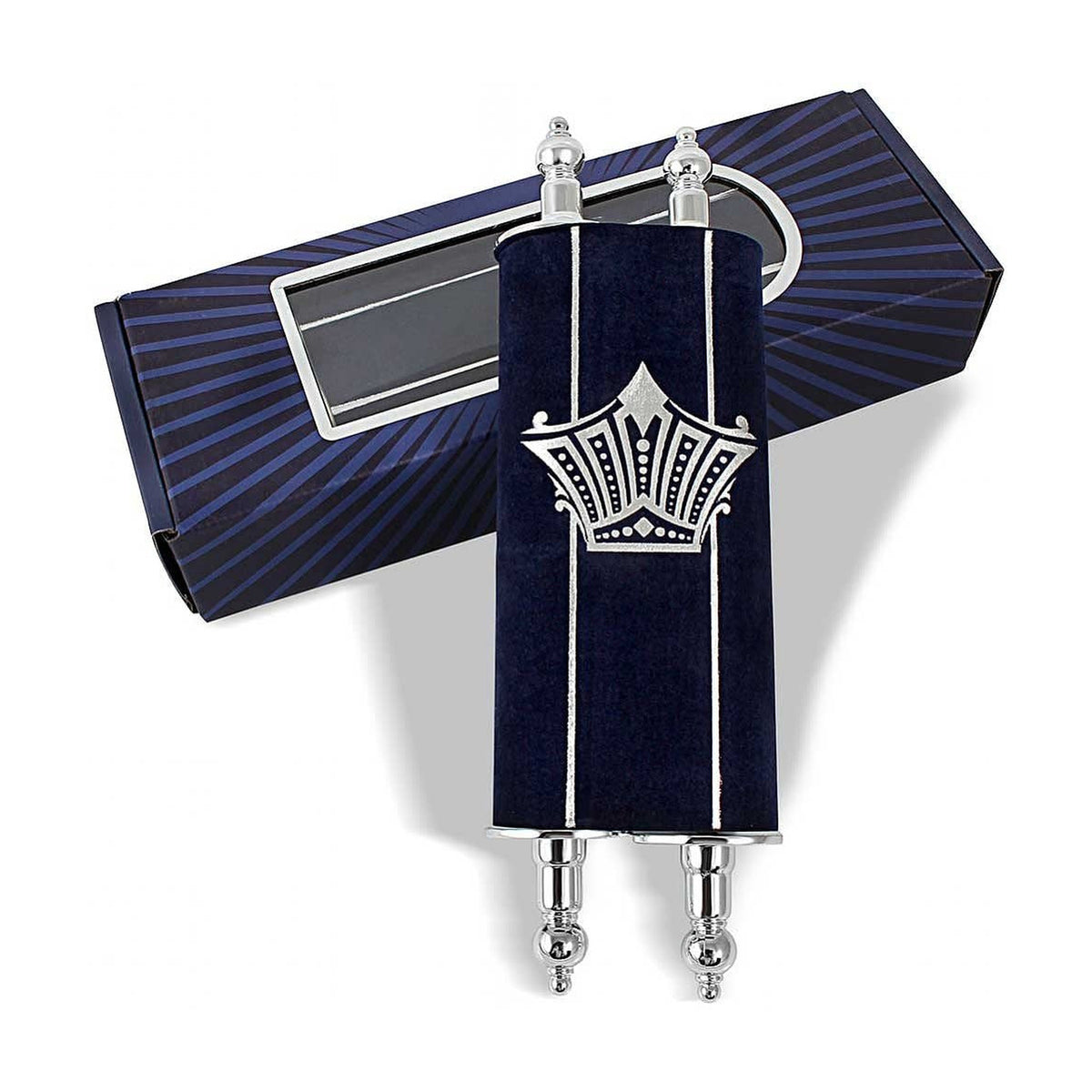 Compact Replica Torah Scroll with Case