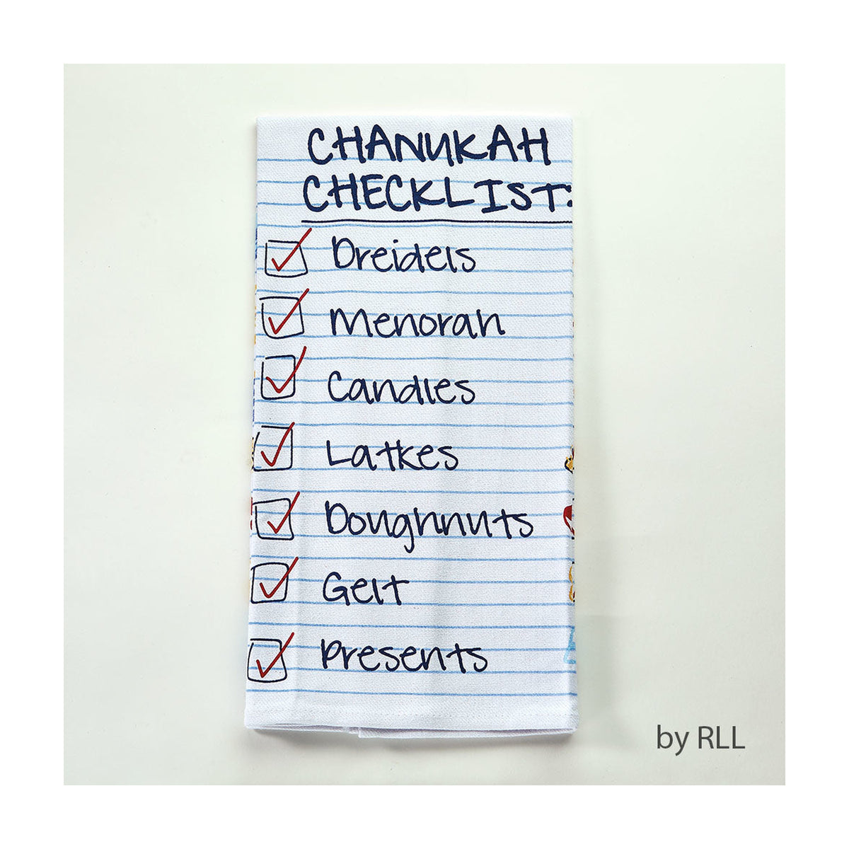 Chanukah Tea Towel