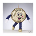 Plush Chanukah Gelt Coin
