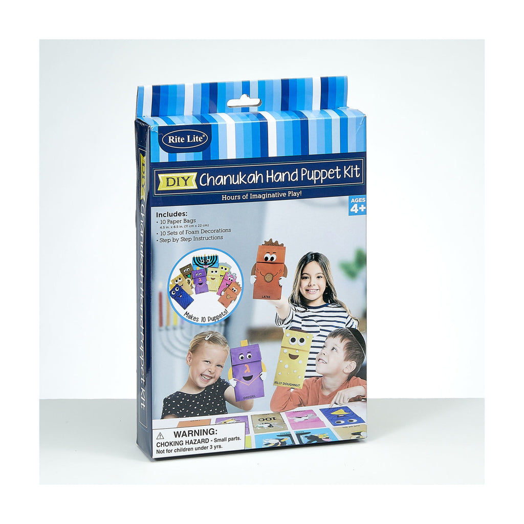 Chanukah Paper Bag Hand Puppet Kit