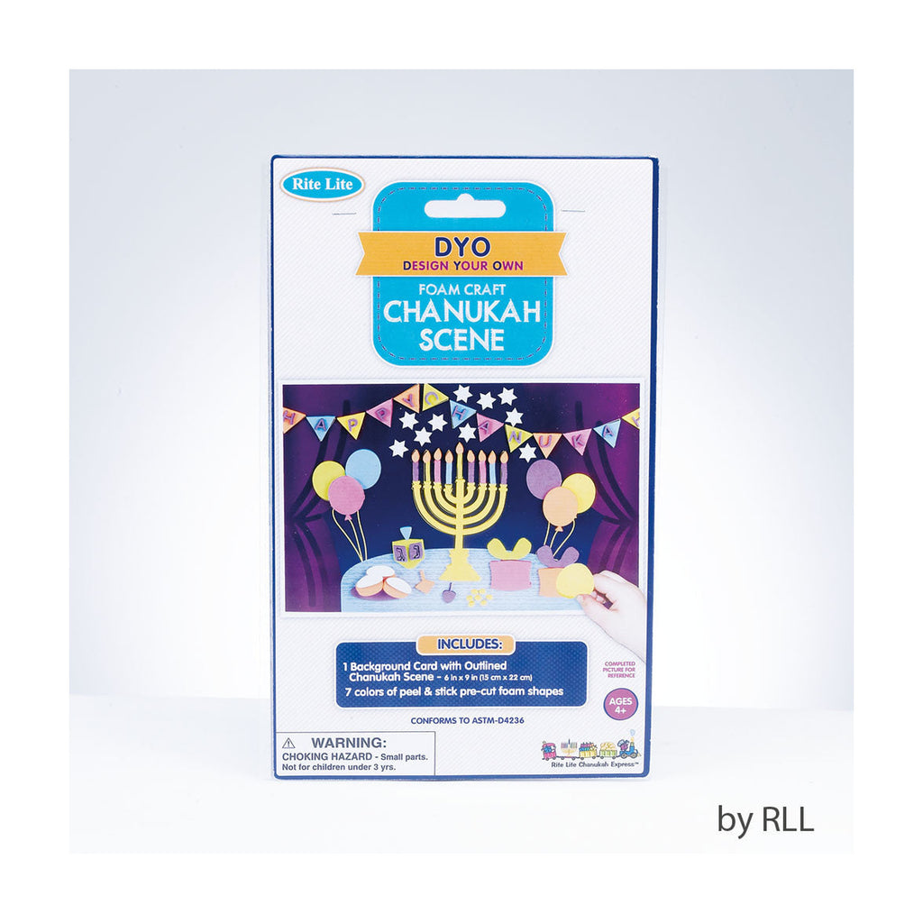 Chanukah Foam Scene