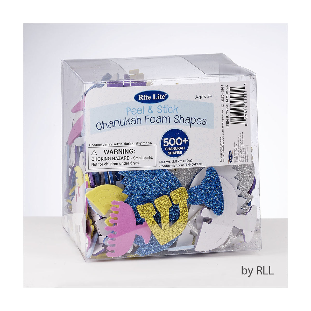 Peel-and-Stick Chanukah Foam Shapes