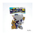 Chanukah Peel & Stick Glitter Foam Shapes