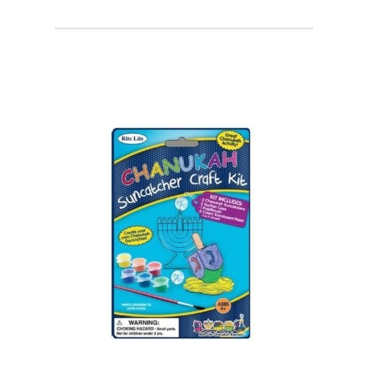 Chanukah Suncatcher Kit, Assorted Designs