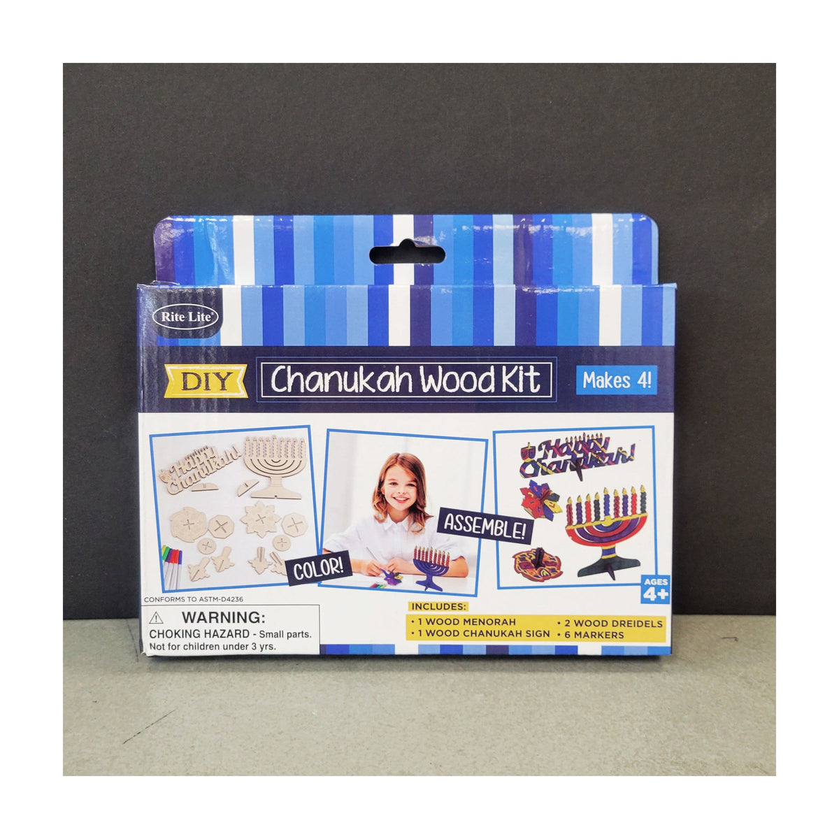 DIY Chanukah Wood Kit