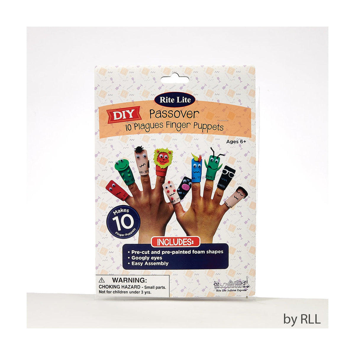 Ten Plagues Foam Finger Puppet Craft Kit