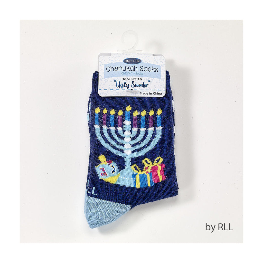 Kids' Chanukah Socks