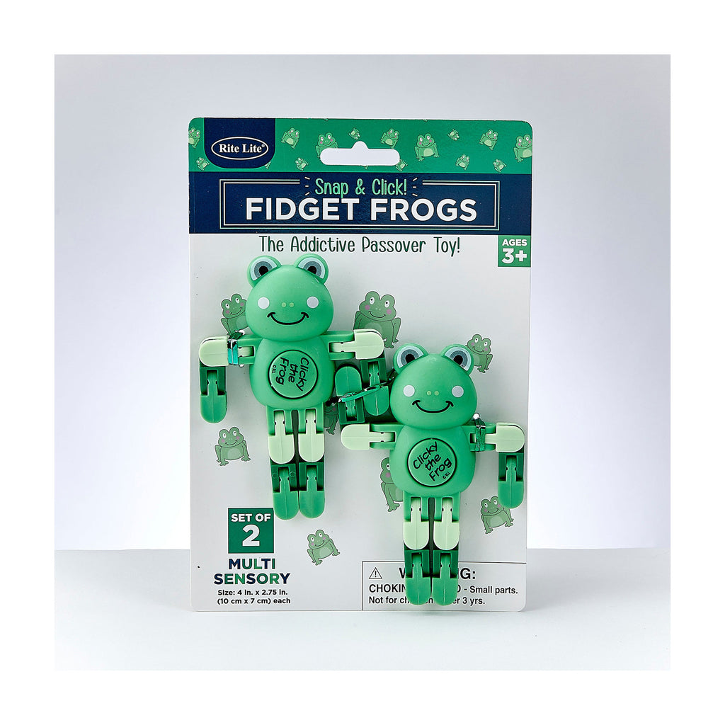 Snap & Click Fidget Frogs, 2-Pack