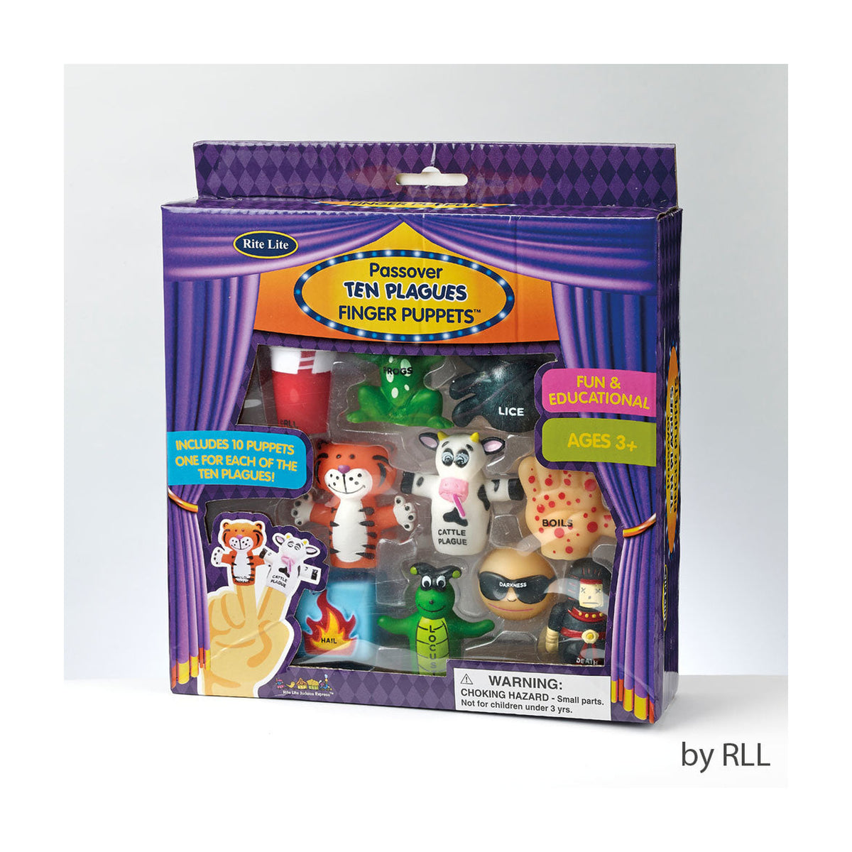 Ten Plagues Finger Puppets, Vinyl