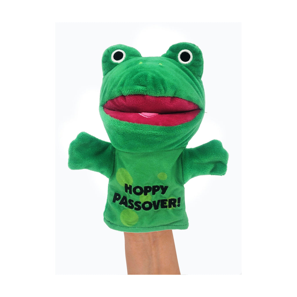 Plush Passover Frog Hand Puppet